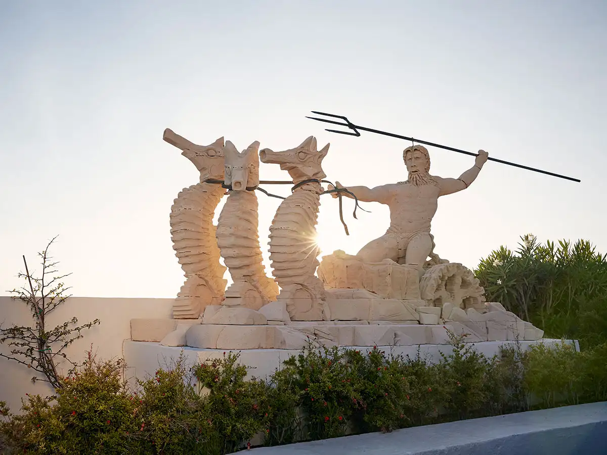 Poseidonstatue in Griechenland