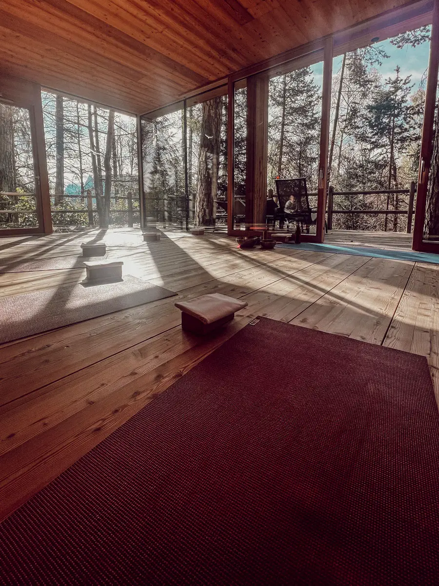 Adler Lodge Ritten Yogaraum