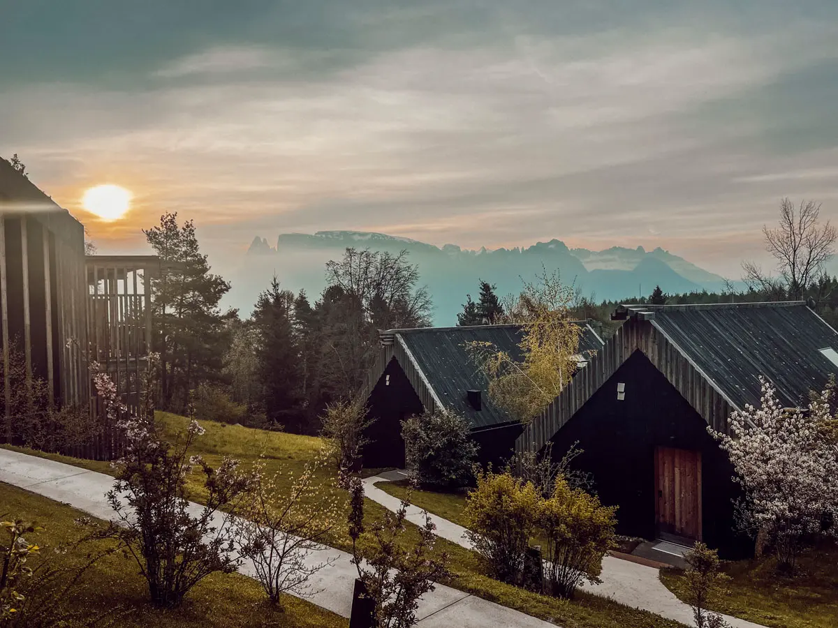 Adler Resort Ritten Sonnenaufgang