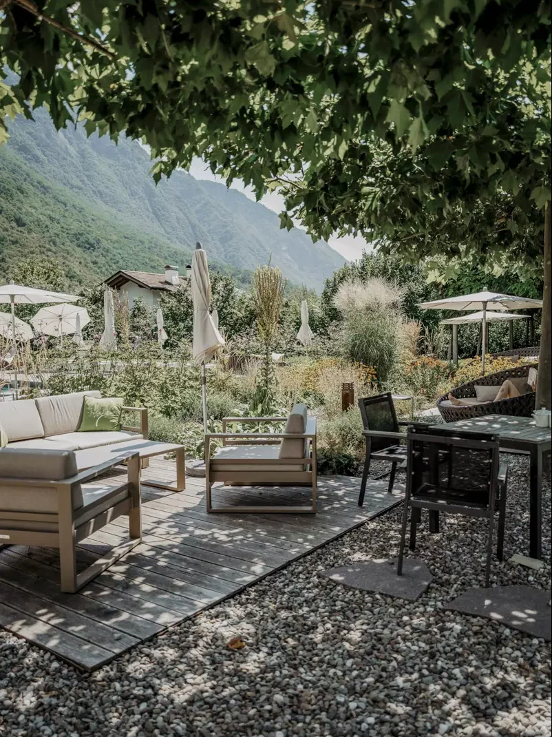 Theiner’s Garten Biorefugium Italien Südtirol Außenbereich